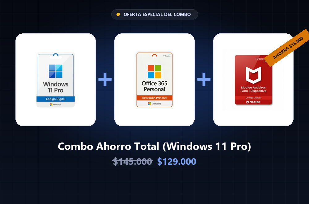 Combo Ahorro Total (Windows 11 Pro)