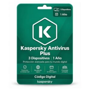 Antivirus Kaspersky Plus 3 Dispositivos - 1 Año