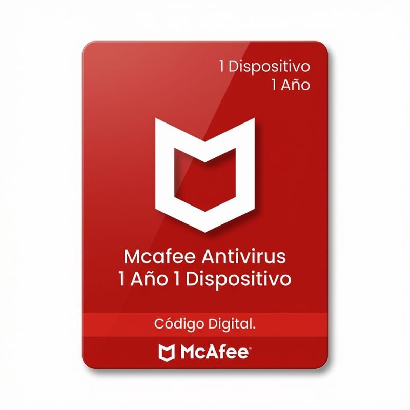 McAfee Antivirus 1 Dispositivo - 1 Año